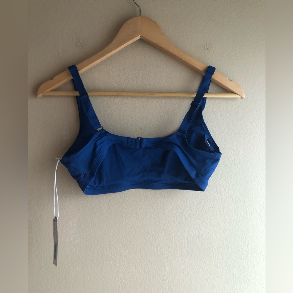 NEW Everlane Womens The Square-Neck Bikini Top Blue Dusk XS - Picture 13 of 16
